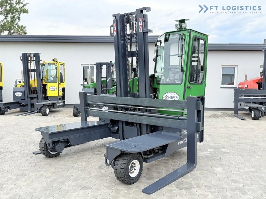 Combilift C4500 / DIESEL / DUPLEX 4000MM / SZEROKI POZYCJONER WIDEŁ / OGRZEWANIE / PEŁNA KABINA / STAN IDEALNY / Szeroka oferta wózków czterokierunkowych i bocznych, dopasowanych do różnorodnych potrzeb i zastosowań  COMBILIFT C4500 DIESEL Duplex 4000mm S