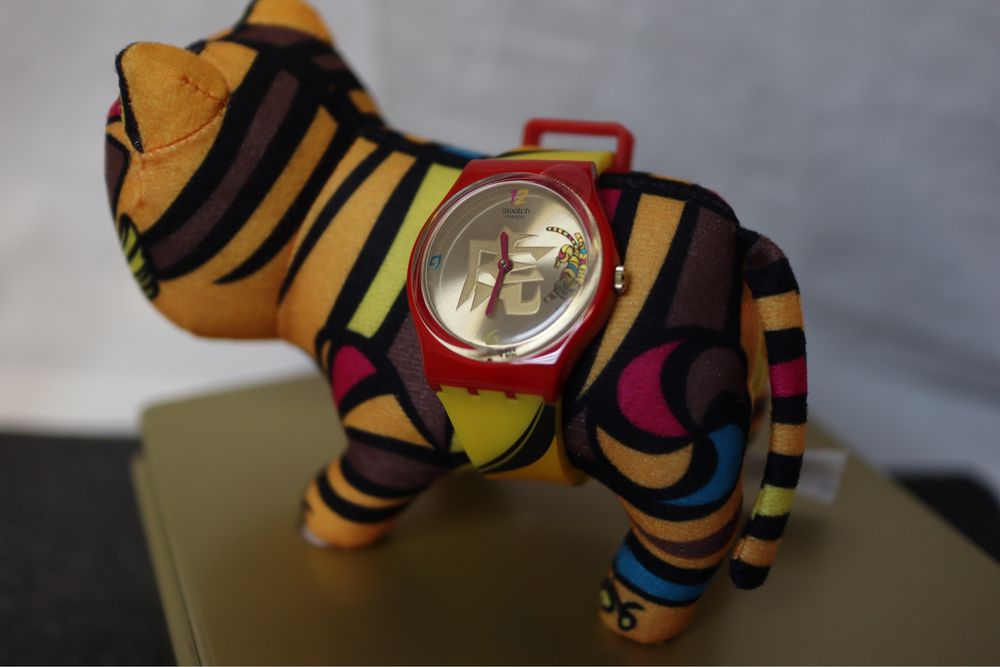 Relógio Swatch novo ano chinês do Tigre