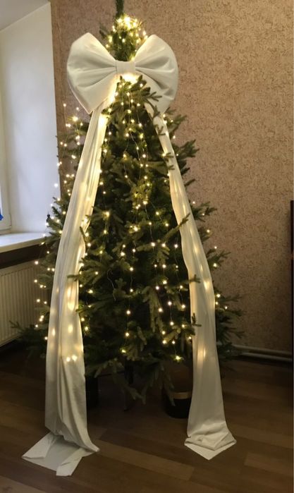 Бант для новогоднего декора