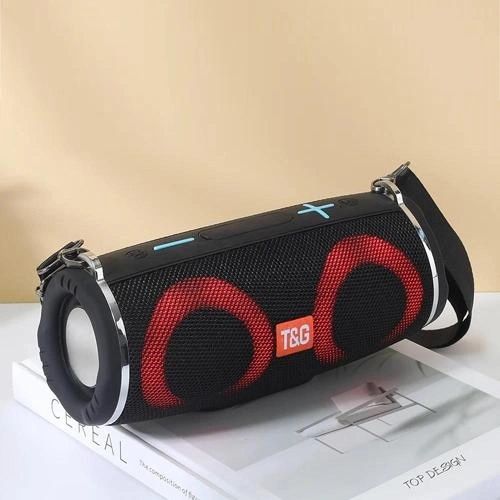 Портативна колонка TG642 з RGB підсвічуванням та ремінцем, акумуляторн