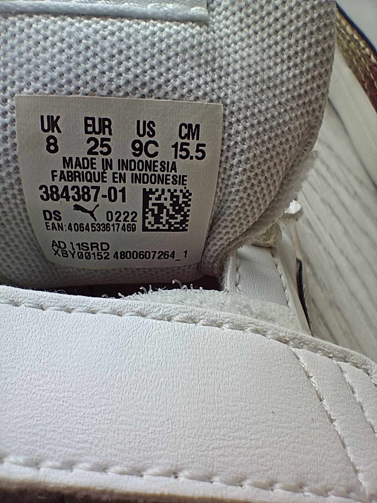 białe sneakersy dziecięce Puma Smash Olympic