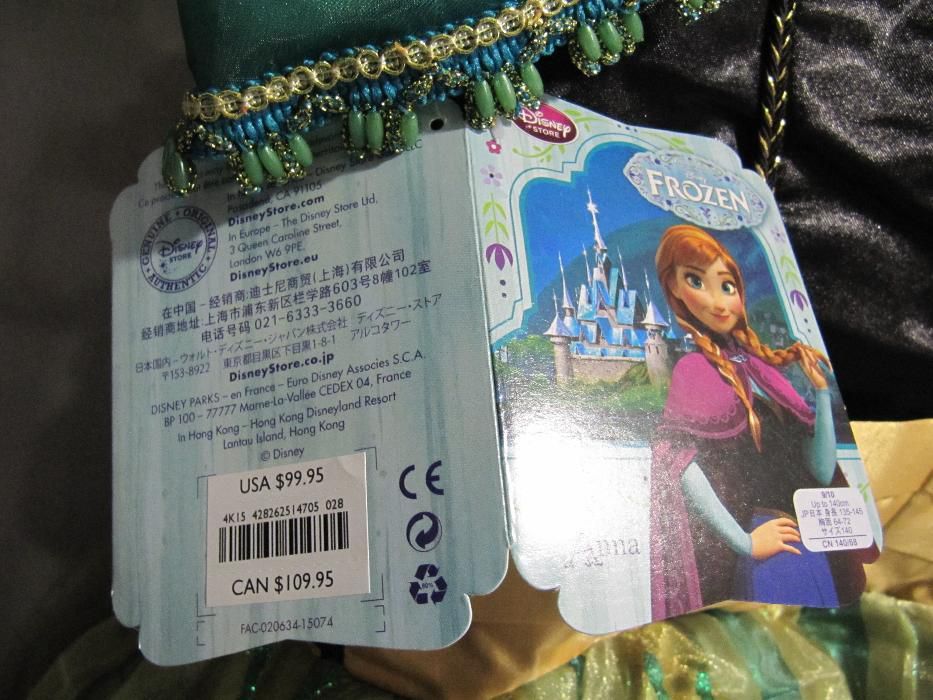 Анна плаття преміум карнавальне FROZEN Дісней оригиінал