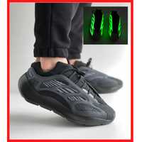 Чоловічі кросівки Adidas Yeezy boost 700 v.3 чорні всі розміри 36-45