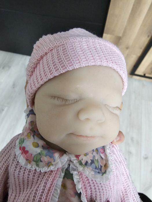 Reborn Pascale, silikonowa lalka,jak prawdziwa, otwiera usta!