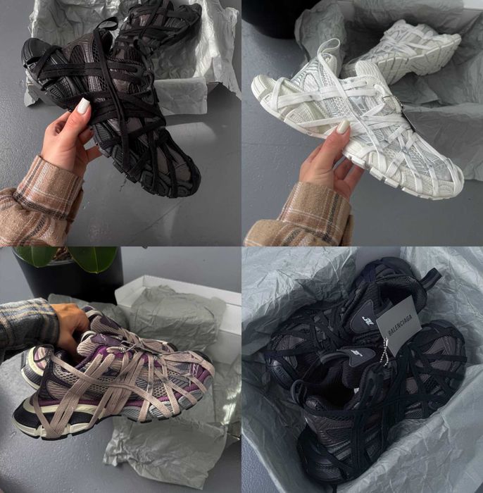 Женские кроссовки Balenciaga 3XL Extreme Lace 36-41 Новинка Осени 2025