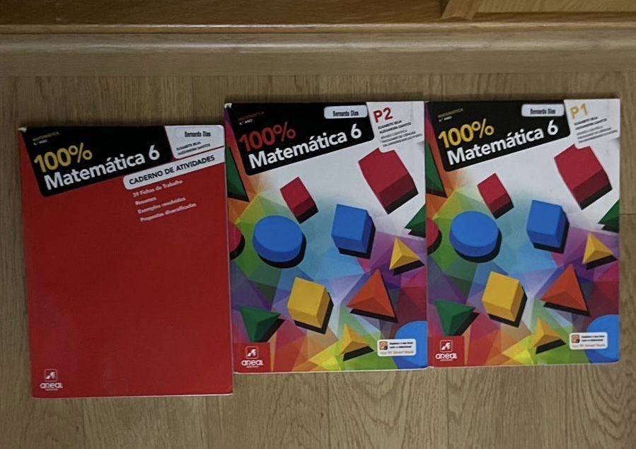 Conjunto Manual caderno atividades 6 ano