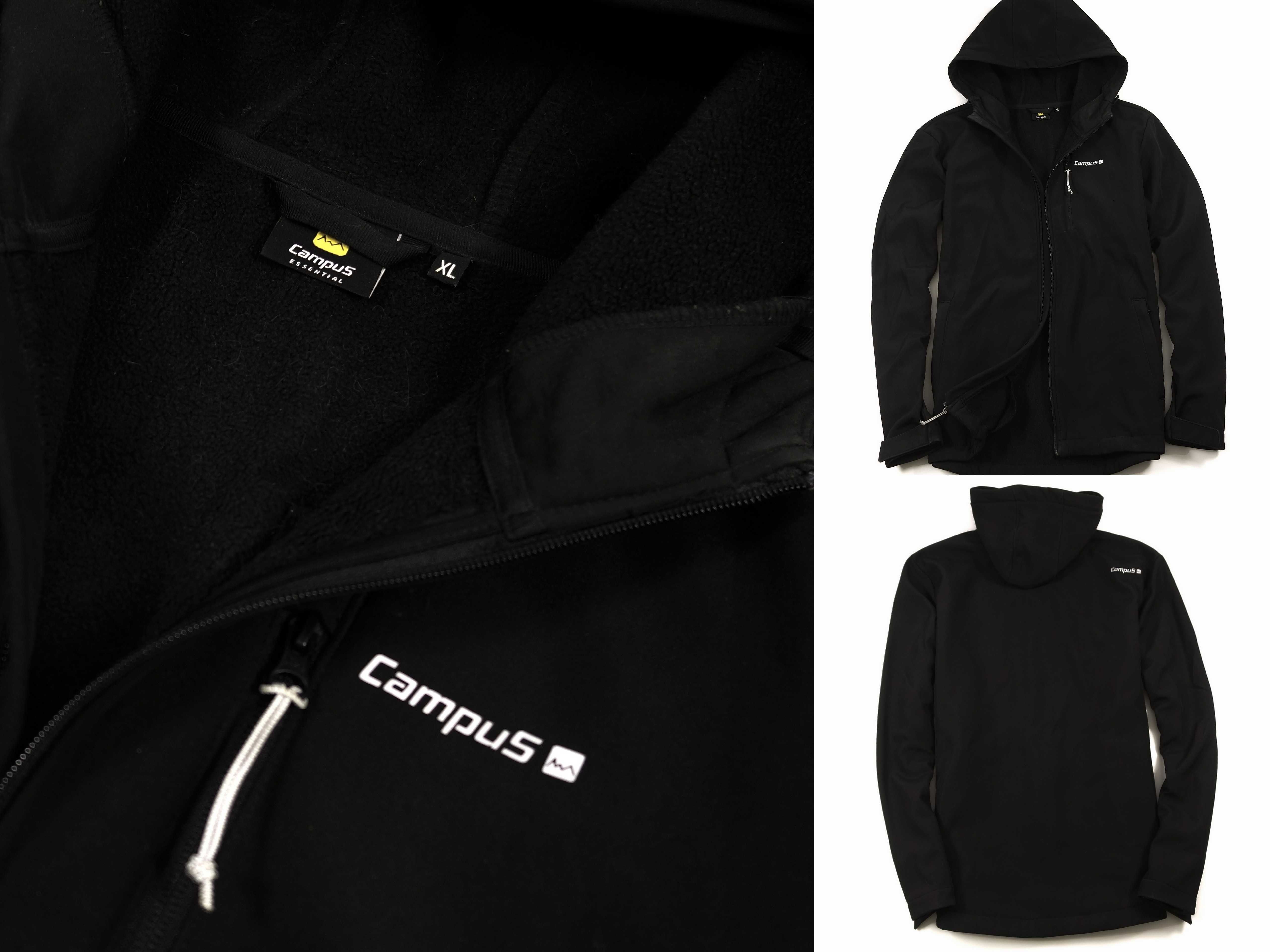 Campus Softshell – męska kurtka outdoorowa z kapturem rozmiar * XL