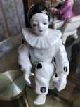 Pierrot em loiça decorativa