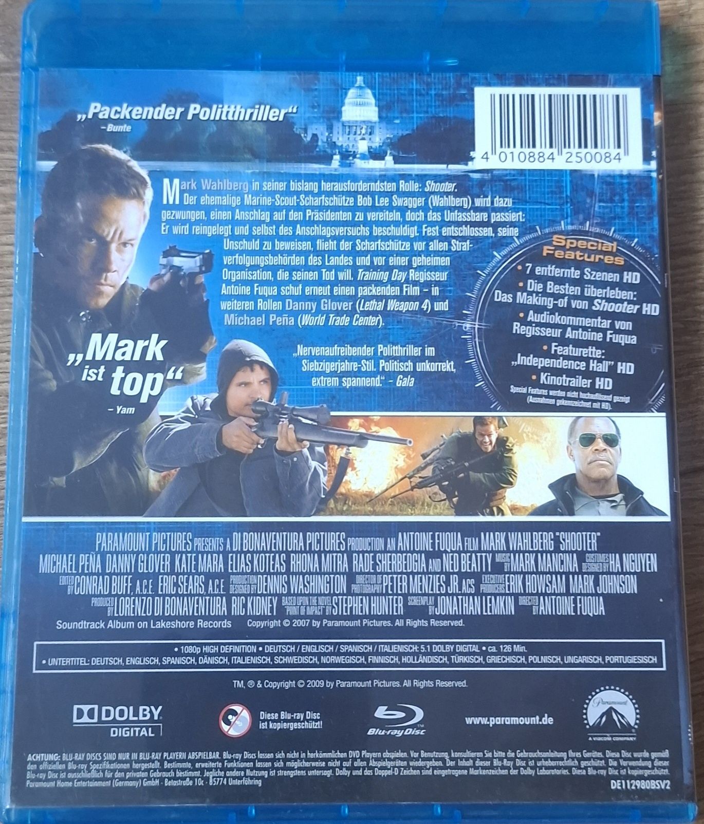 Strzelec blu ray pl Mark Whalberg