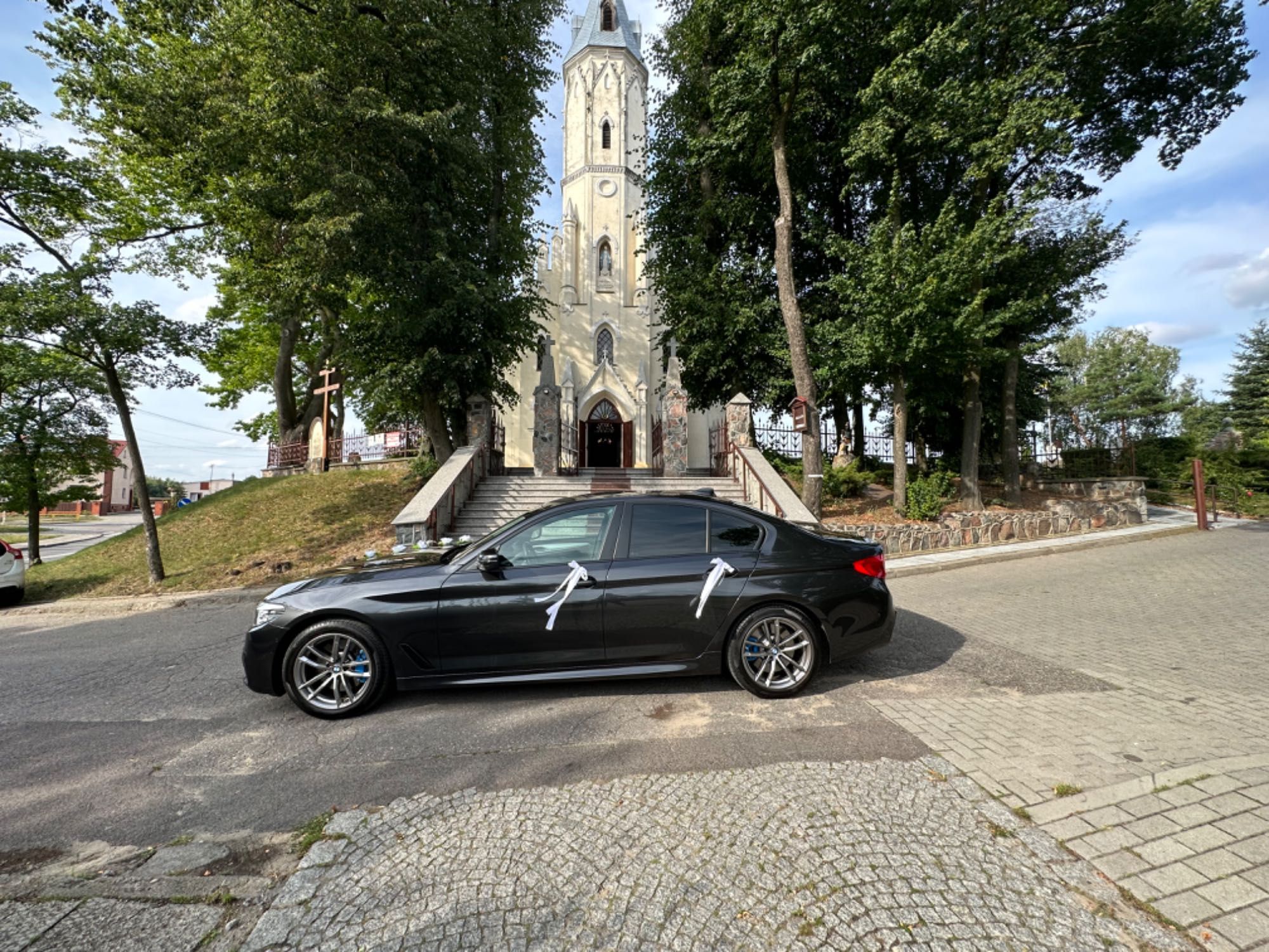 BMW G30 334KM xDrive 2019r do ślubu