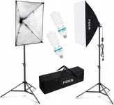 Zestaw FGen 2 x Softbox na Statywie – Profesjonalne Oświetlenie