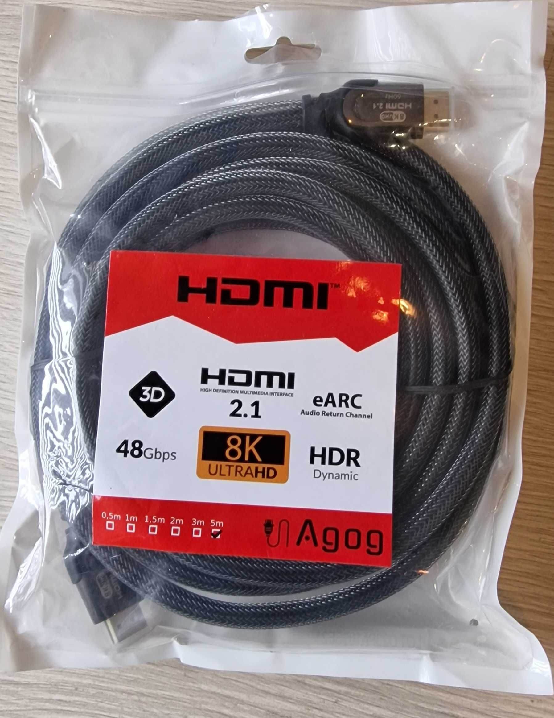 Kabel Agog X-88 eARC Dynamic HDR, DolbyVision HDR10 HDMI - HDMI 5 m