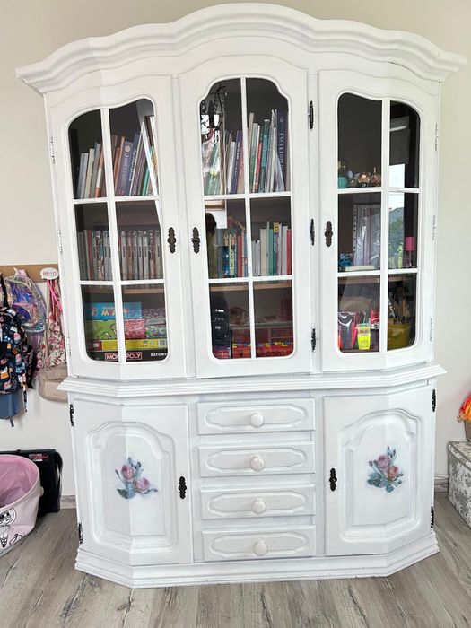 Zakor Flandern witryna komoda dębowa kredens szafa