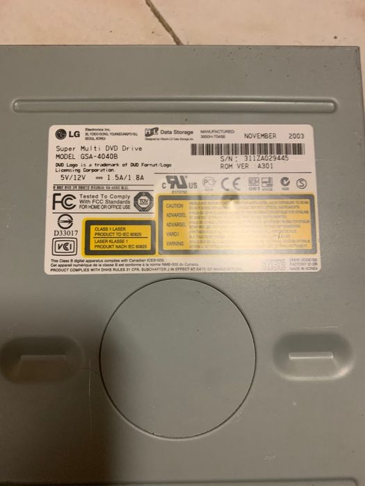 Gravador DVD LG .