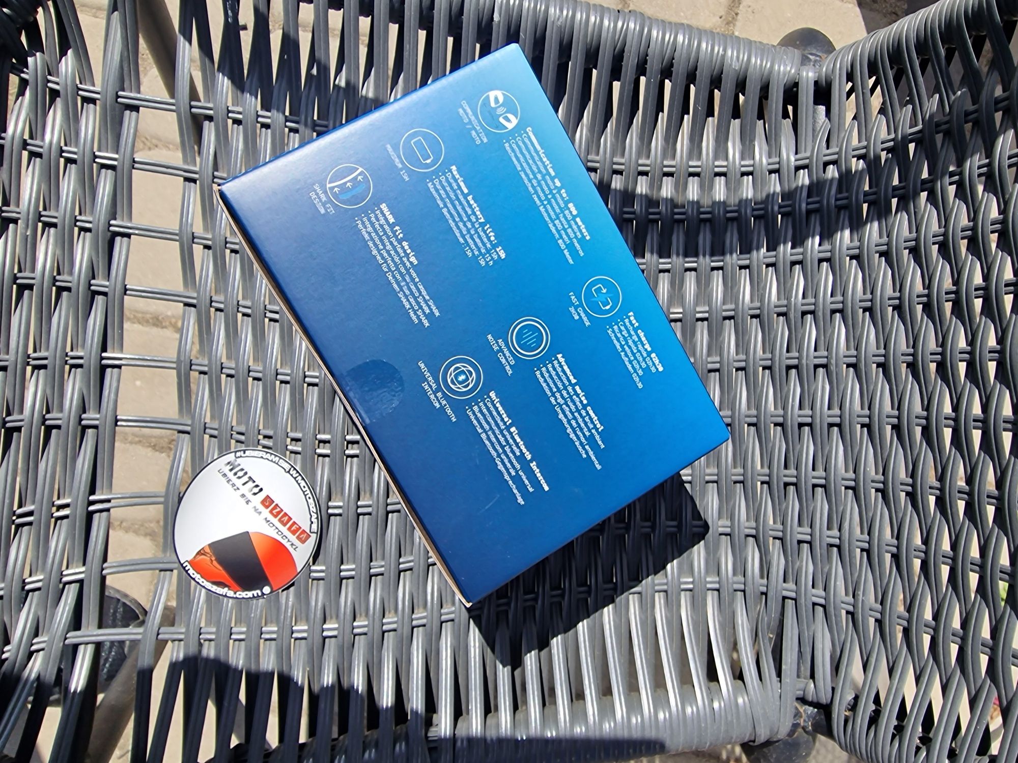 Interkom motocyklowy SENA FOR SHARK BTD bluetooth (DUO)