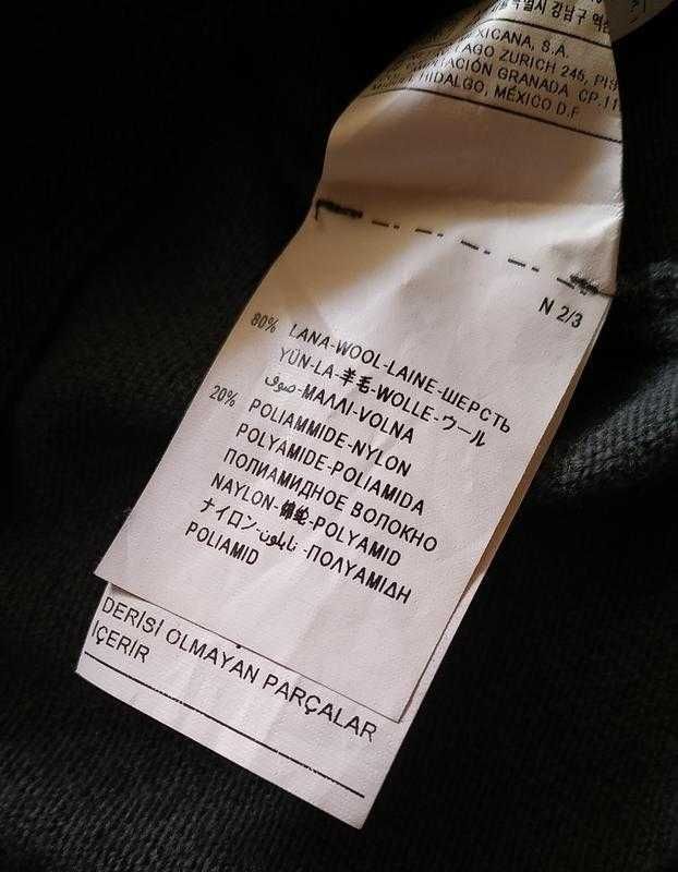 Benetton italy шерсть замечательный кардиган/колорблок/M-L