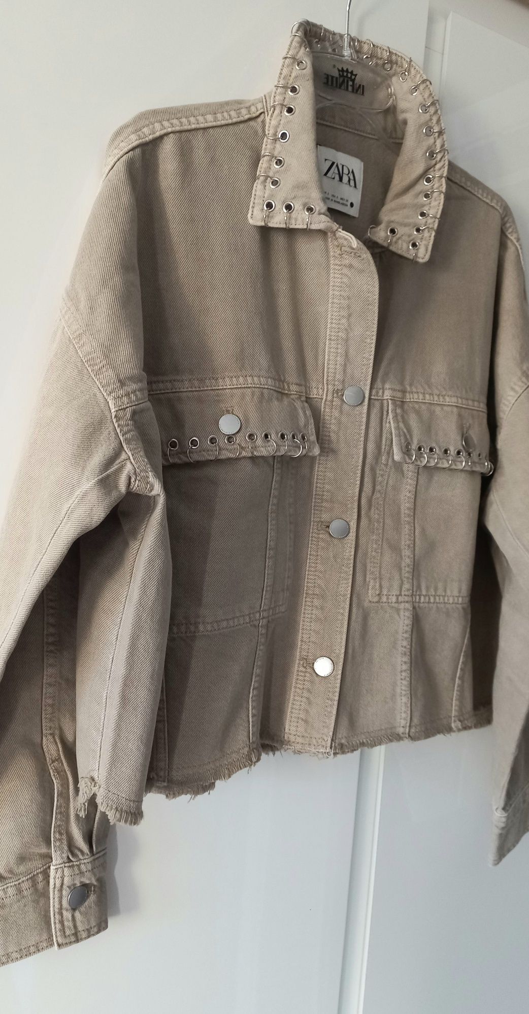 Oversizowa Kurtka katana jeansowa XS-L