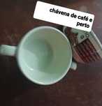 Chávena de café com partos