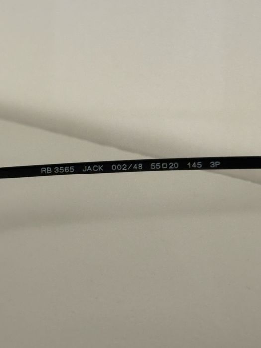 Okulary przeciwsloneczne Ray-Ban Polaryzacja JACK RB3565 rozmiar 55