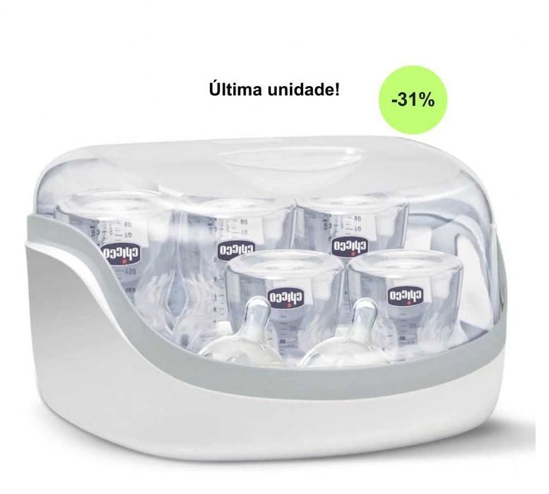 Chicco - Esterilizador de Biberões, Chupetas etc
