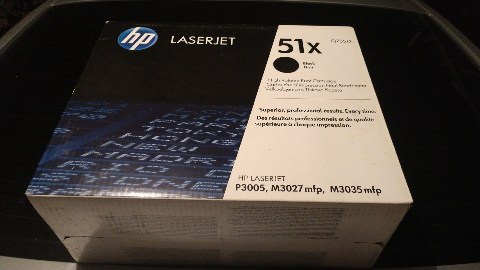 Оригинальный картридж HP LJ Q7551X.