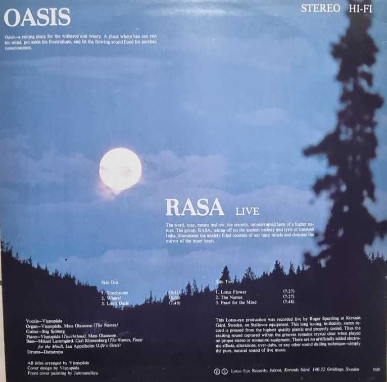 винил - 12" LP - Oasis - Rasa  - vinyl