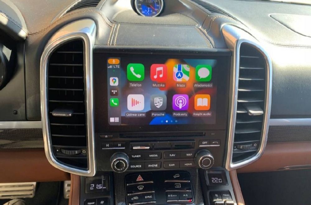 Porsche Cayenne, Macan, 911 i inne bezprzewodowy CarPlay Android Auto