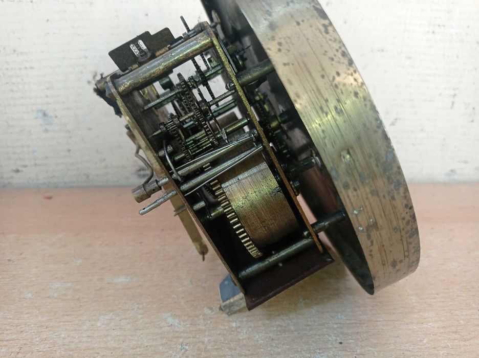 Stary zegar wiszący - mechanizm - 1809 - 45/100