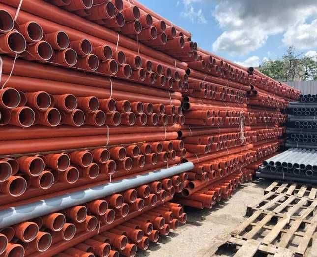 Труби для зовнішньої каналізації Ø110–620 мм