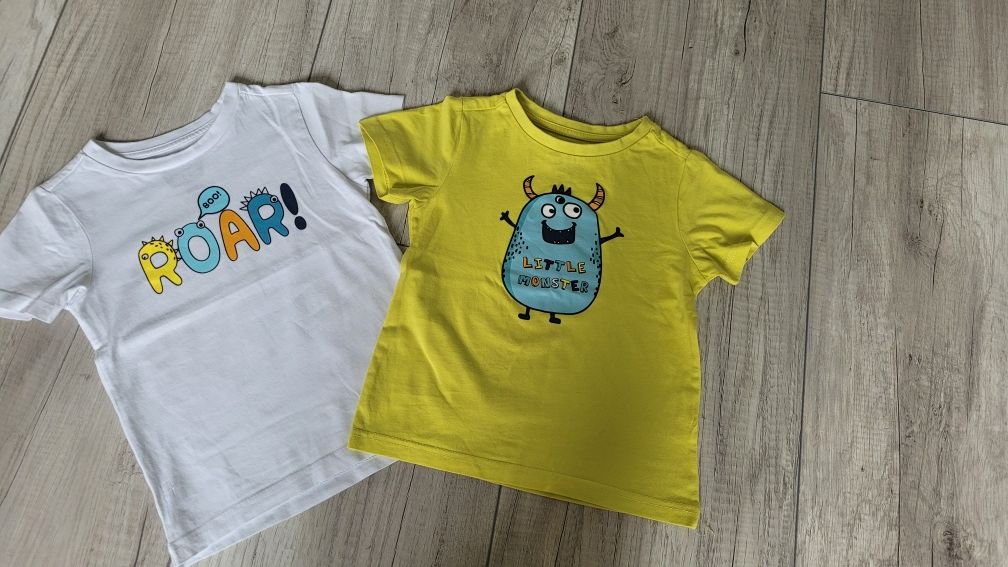 2x tshirt koszulka dla chlopca 104