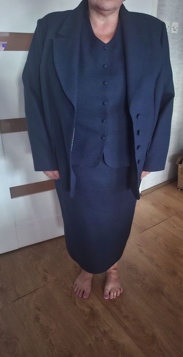 Kostium damski 3czesciowy  roz.54 Stan b.dobry!