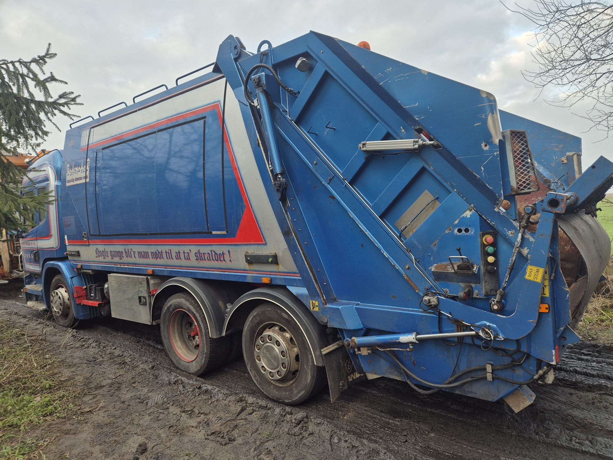 Śmieciarka Scania NTM
