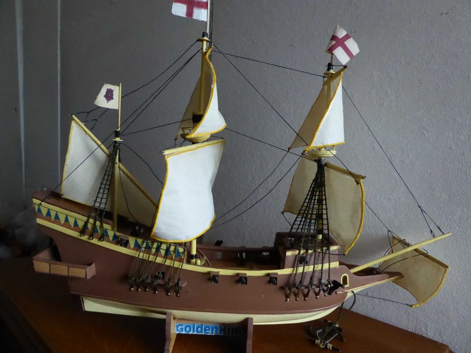 Model żaglowca Golden Hind ( Złota Łania )
