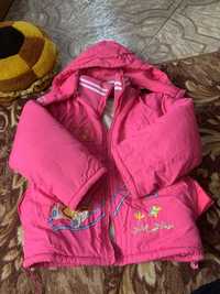 куртка зимняя детская + комбинезон 1,5-4 года