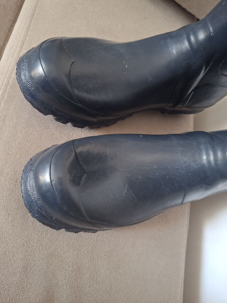 Barbour kalosze wysokie granatowe