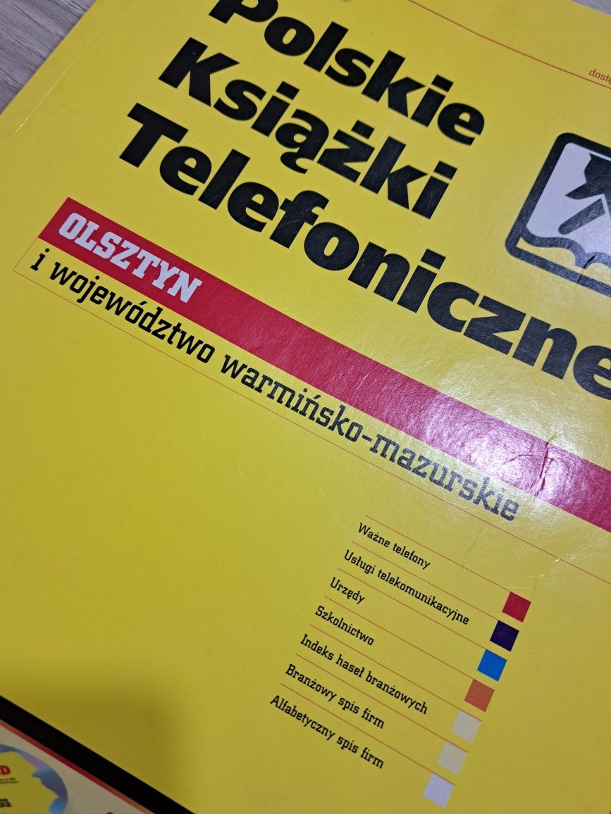 Książka telefoniczna Olsztyn 2003