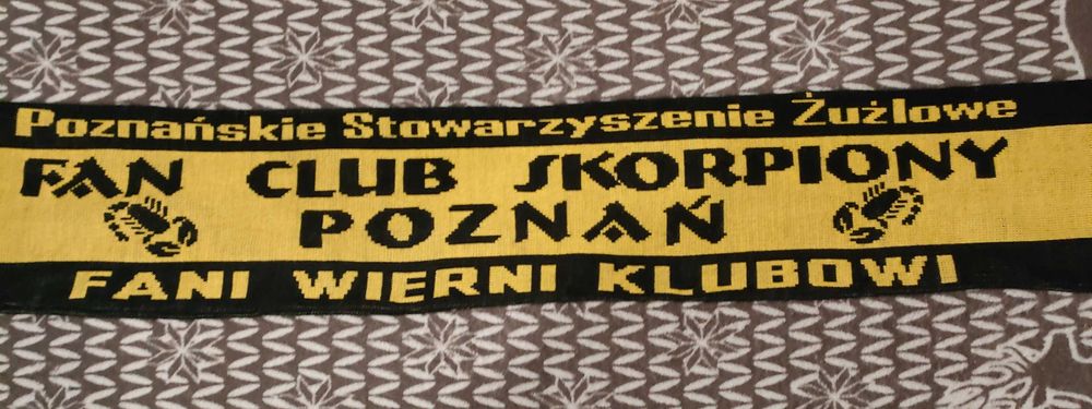 Szalik Retro Skorpion Poznań szalik stary model