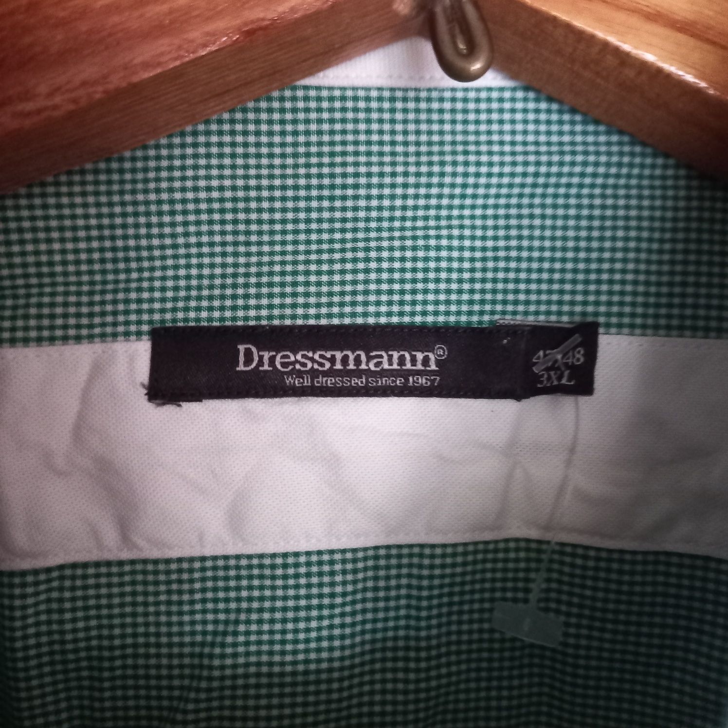 Рубашка котон Dressmann 3XL, ворот 45-46