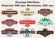 Адресная табличка. Табличка на дом. Табличка на будинок.