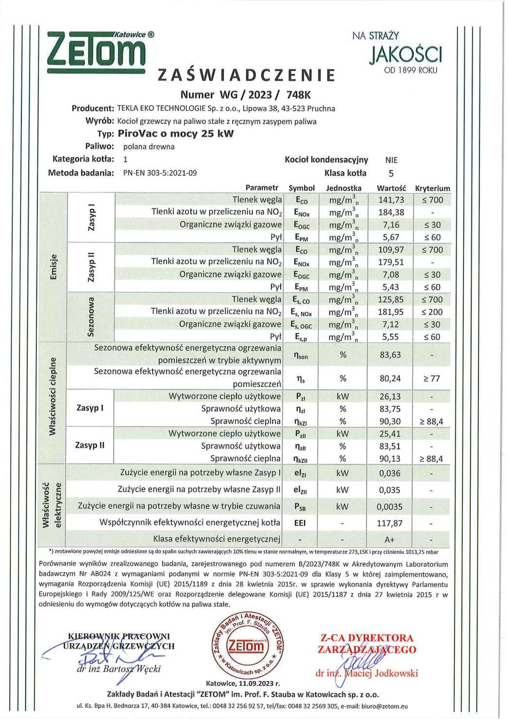 Kocioł, piec zgazowujący drewno (pyrolityczny) TEKLA PiroVAC 25