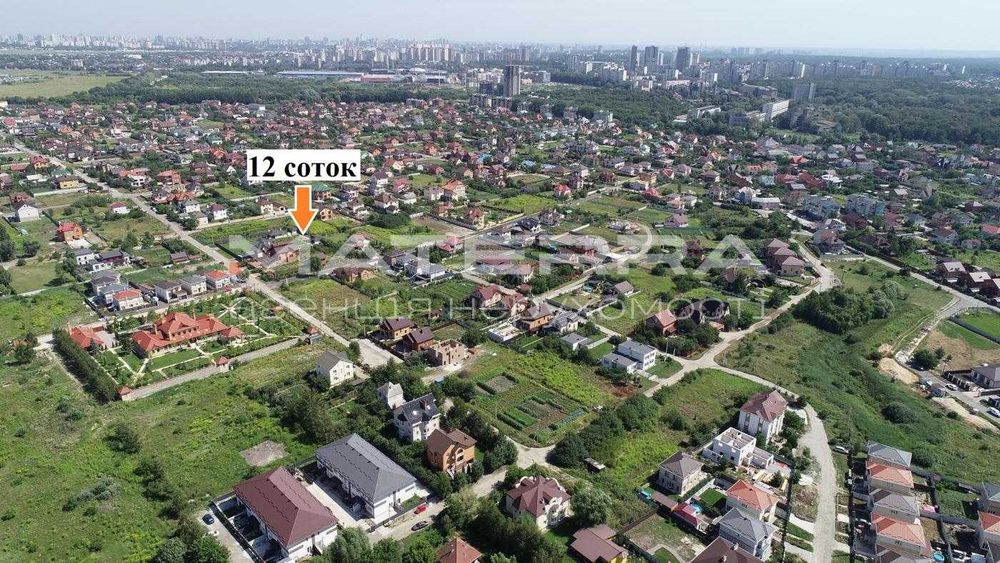 Гатне Продаж ділянки 12 соток ФАСАД 35м ГАРНО ДІЛИТЬСЯ
