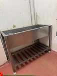 Pia inox com pedal