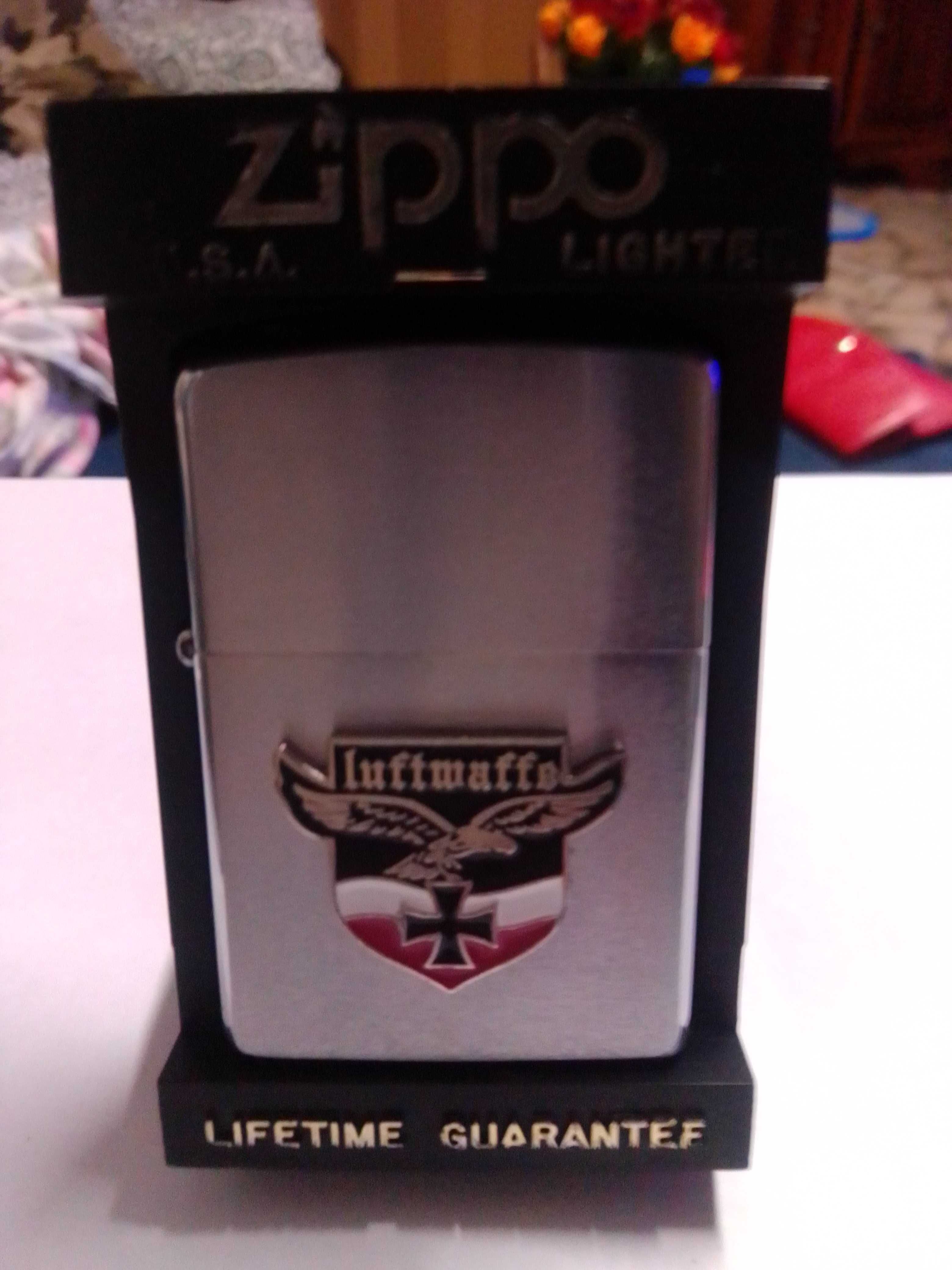 conjunto raro isqueiro, cigarreira e medalha luftwafe Zippo