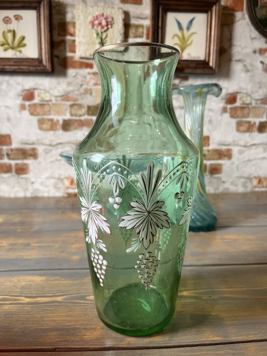 Ваза.Клуазоне.Кобальт.Марганец виноград.Стекло.Хрусталь.СССР.