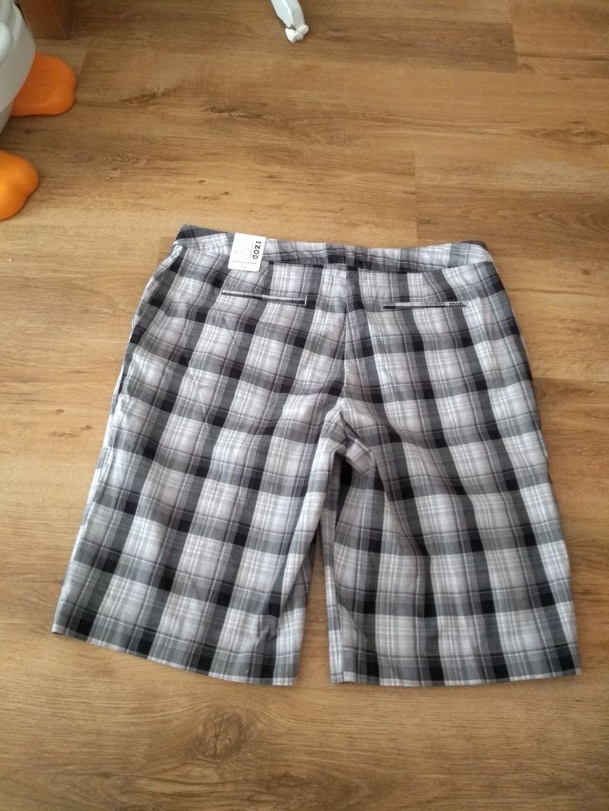 Krótkie spodenki Izod Golf Classiix 12 Nowe L xl spodnie kratę męskie