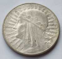 10 zł 1933 Głowa Kobiety moneta II RP