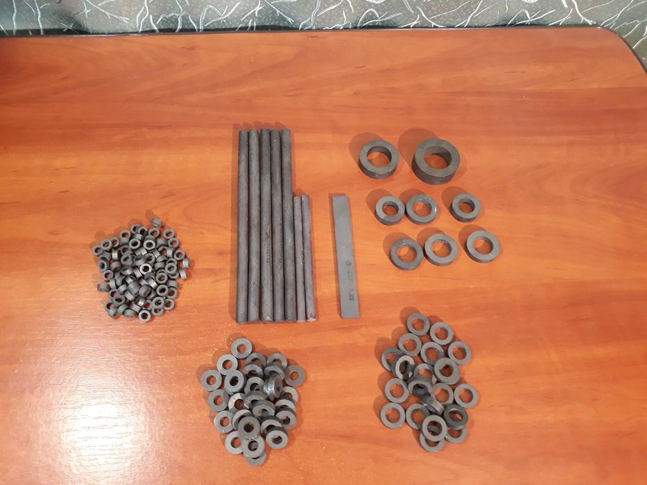 Ферритовые кольца, стержни, пластины