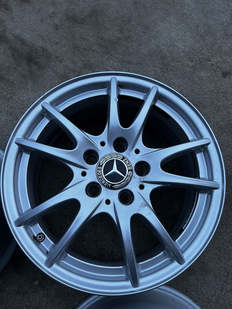 Oryginalne alufelgi R16 5x112 Mercedes A B C CLA Czujniki cisnienia