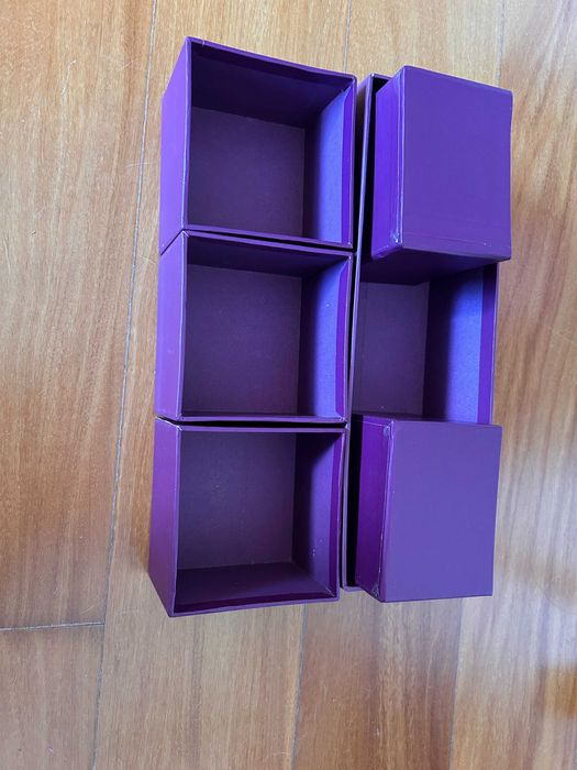 Conjunto de caixinhas em cartão