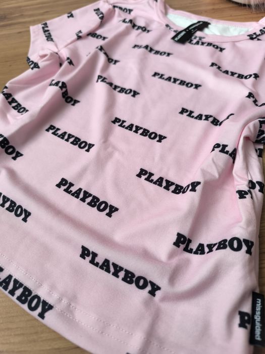 Koszulka top Playboy Missguided 36/38 nowa